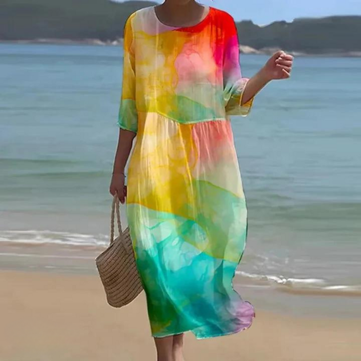 Miranda | Robe Maxi Florale Élégante