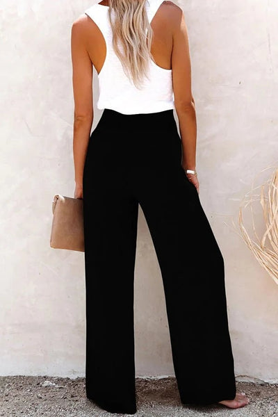 Riana™ | Pantalons Relaxés Taille Haute