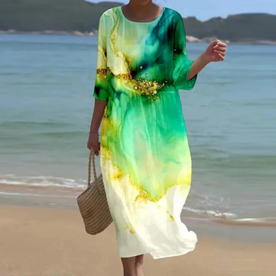 Miranda | Robe Maxi Florale Élégante