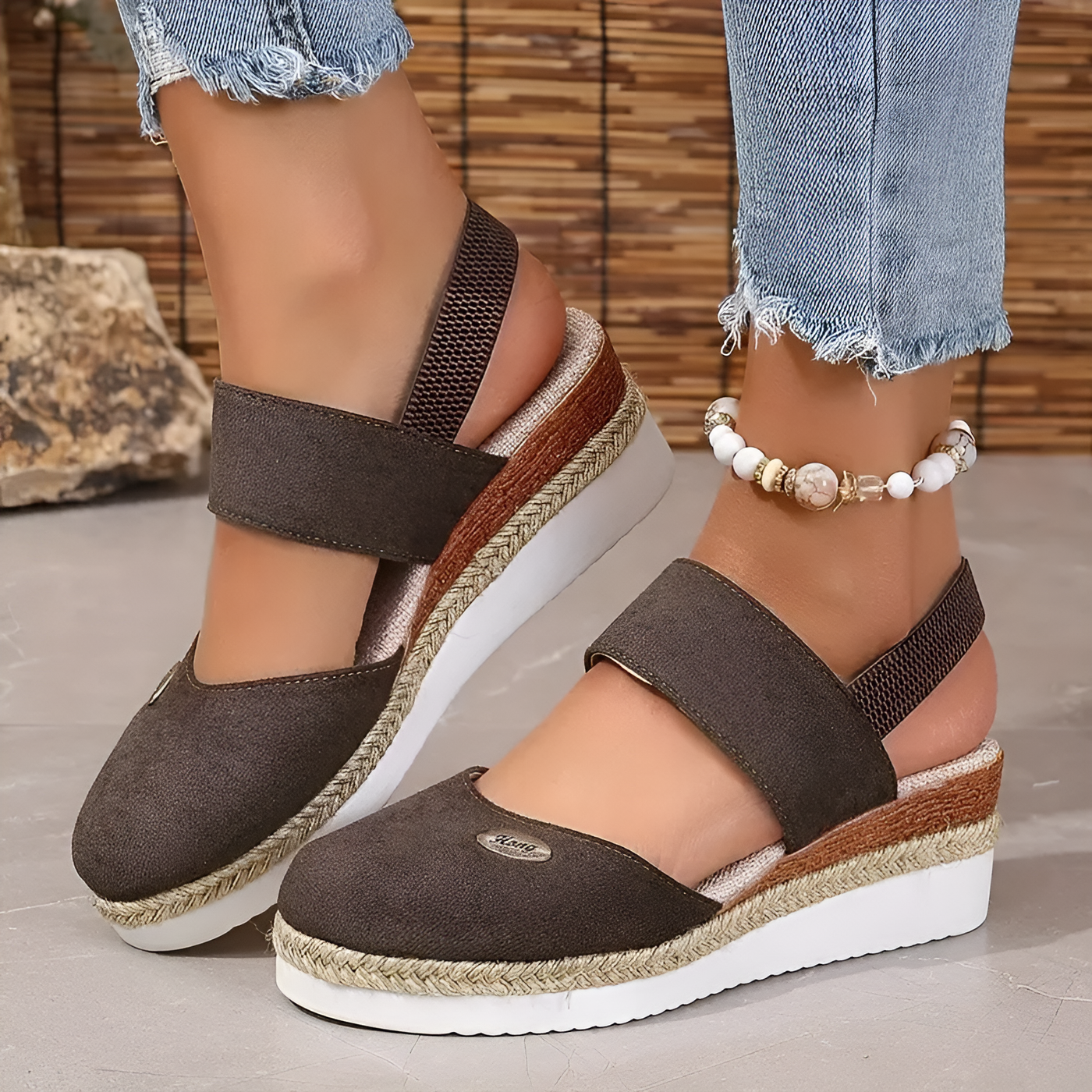 Wendy - Sandales Orthopédiques Décontractées Slip On