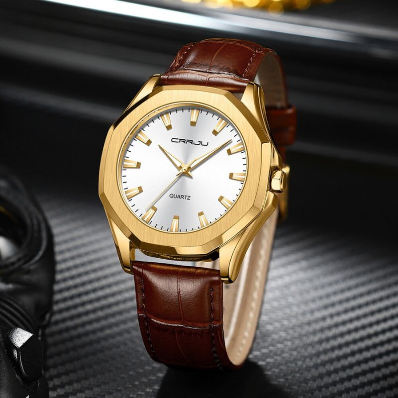 Montre Quartz Minimaliste Décontractée