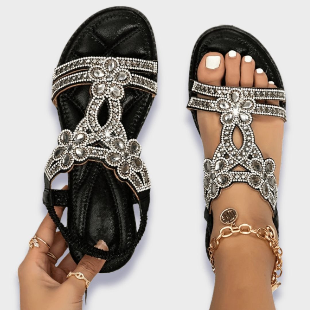 Franziska | Sandales Boho Orthopédiques en Matériaux Premium