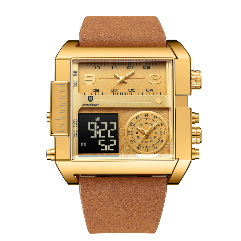 Montre de poignet numérique de luxe