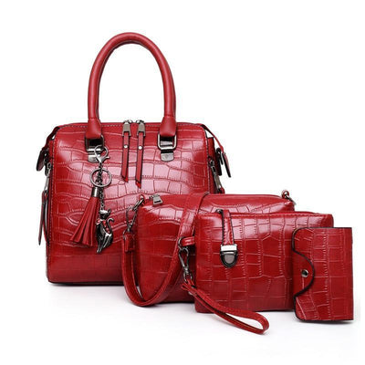 Olivia™ Élégance Classique | Ensemble de Sacs Modernes de 4 Pièces