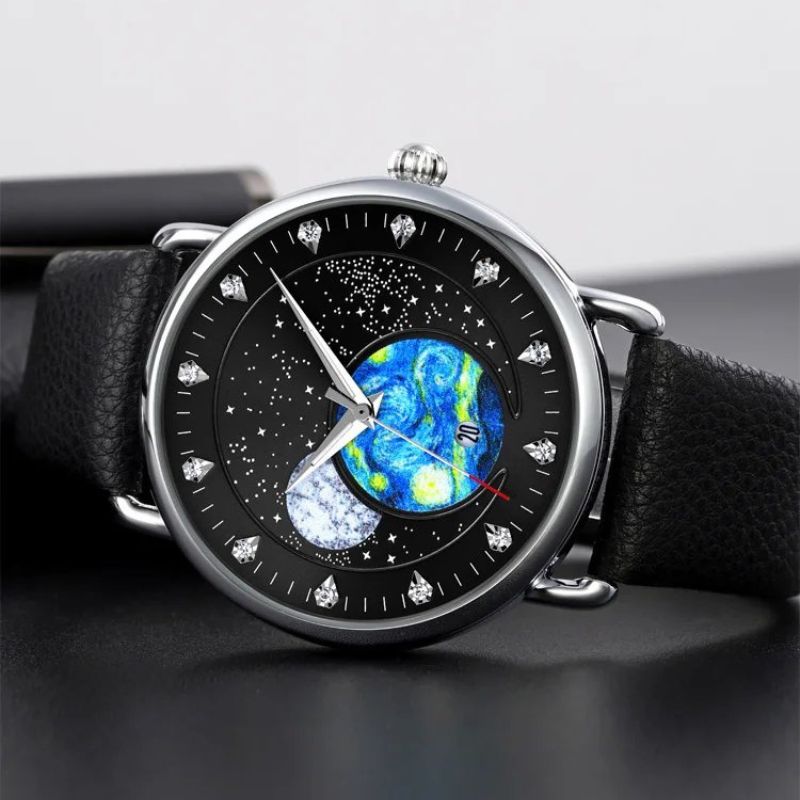 Montre Mécanique Lumineuse au Clair de Lune