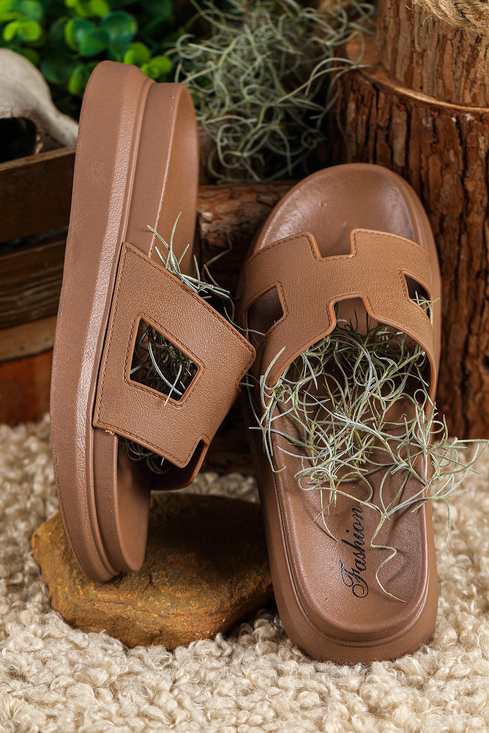 Nandine | Sandales à design bloc pour femmes