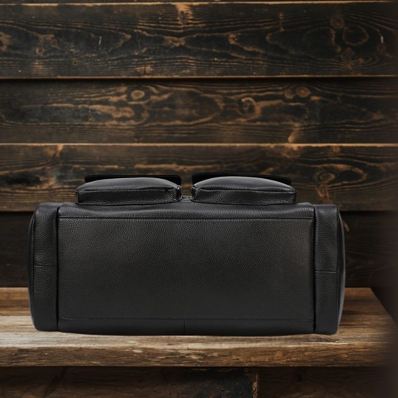 CHARLEROI | Sac de Voyage en Cuir Noir