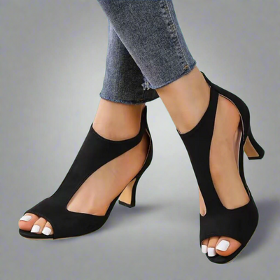 Annelie™ | Sandales Stiletto Premium avec Fermeture Éclair