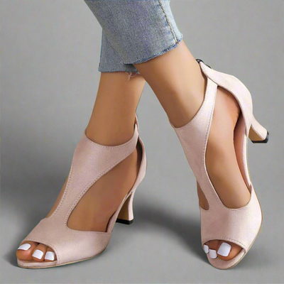 Annelie™ | Sandales Stiletto Premium avec Fermeture Éclair