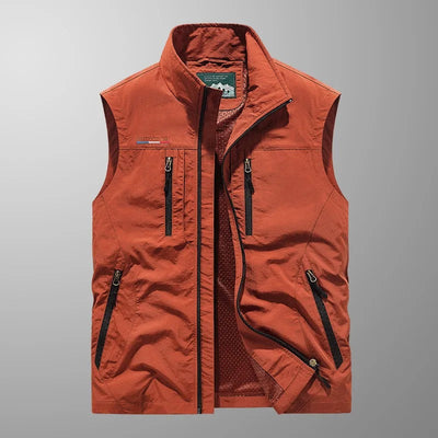 Casper – Gilet cargo respirant avec poches multiples