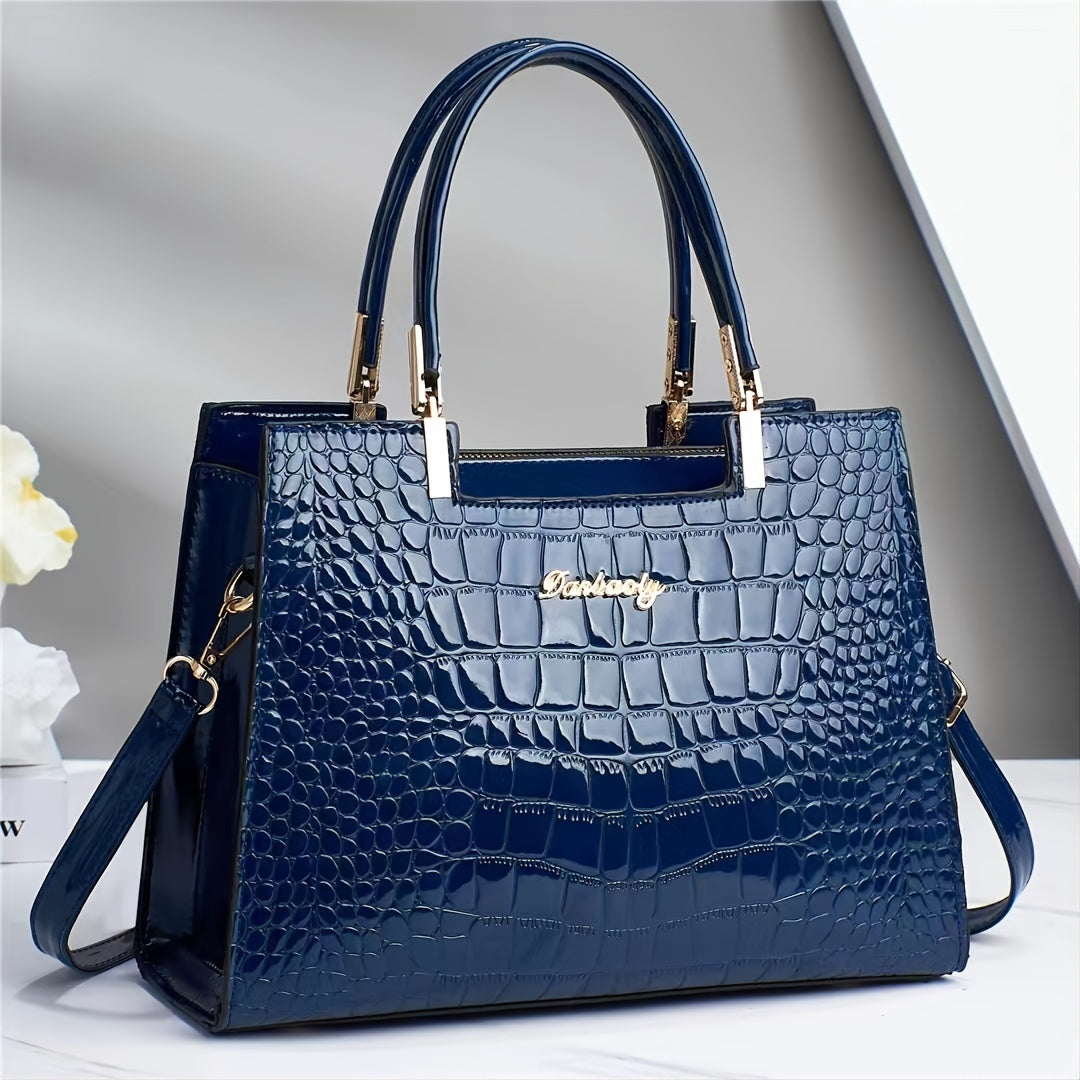 Brooklyn™ Shine | Sac de Luxe en Relief Crocodile