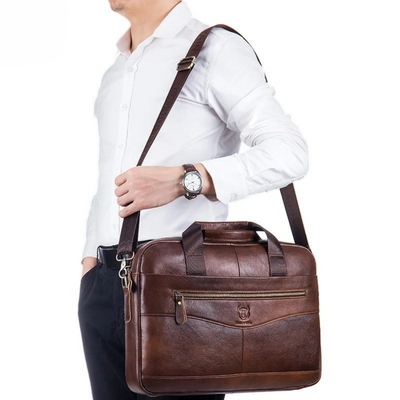 Captain | Sac bandoulière en cuir de travail