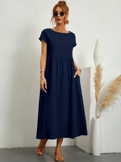 Ruby™ | Tunique Essentielle Élégante en Coton et Lin