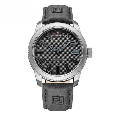 Montre en cuir militaire sportive et résistante aux chocs