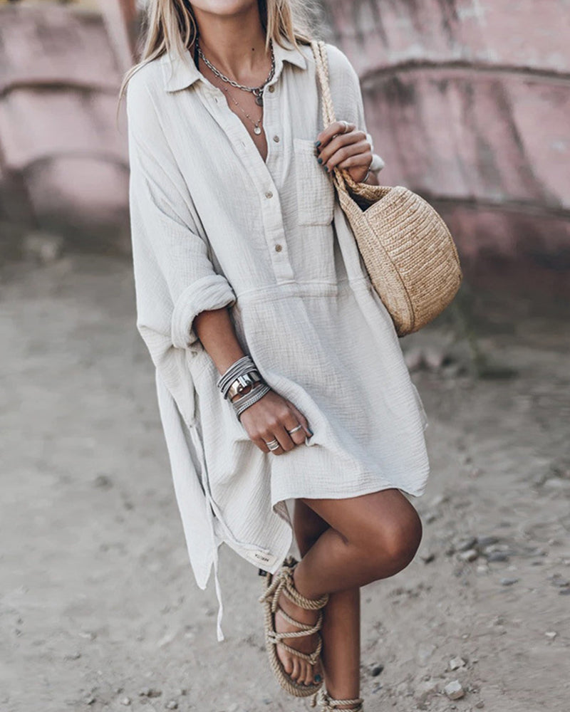 NALA™ | Robe chemise chic avec coupe parfaite