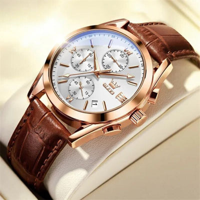 Montre Chronographe Lumineuse en Quartz
