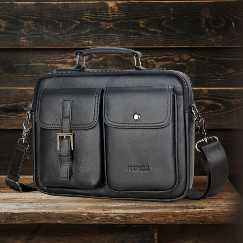 CULLEN | Sac Messager en Cuir Véritable
