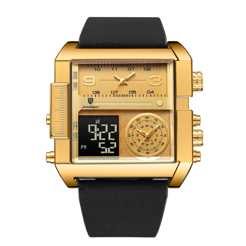 Montre de poignet numérique de luxe