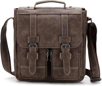 Liam™ - Sac Vintage à Drapeau avec Plusieurs Poches