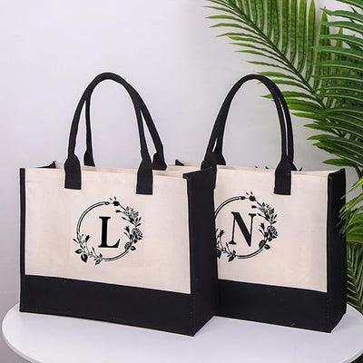 Harper™ - Sac Tote Personnalisé avec Lettre