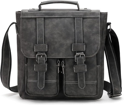 Liam™ - Sac Vintage à Drapeau avec Plusieurs Poches