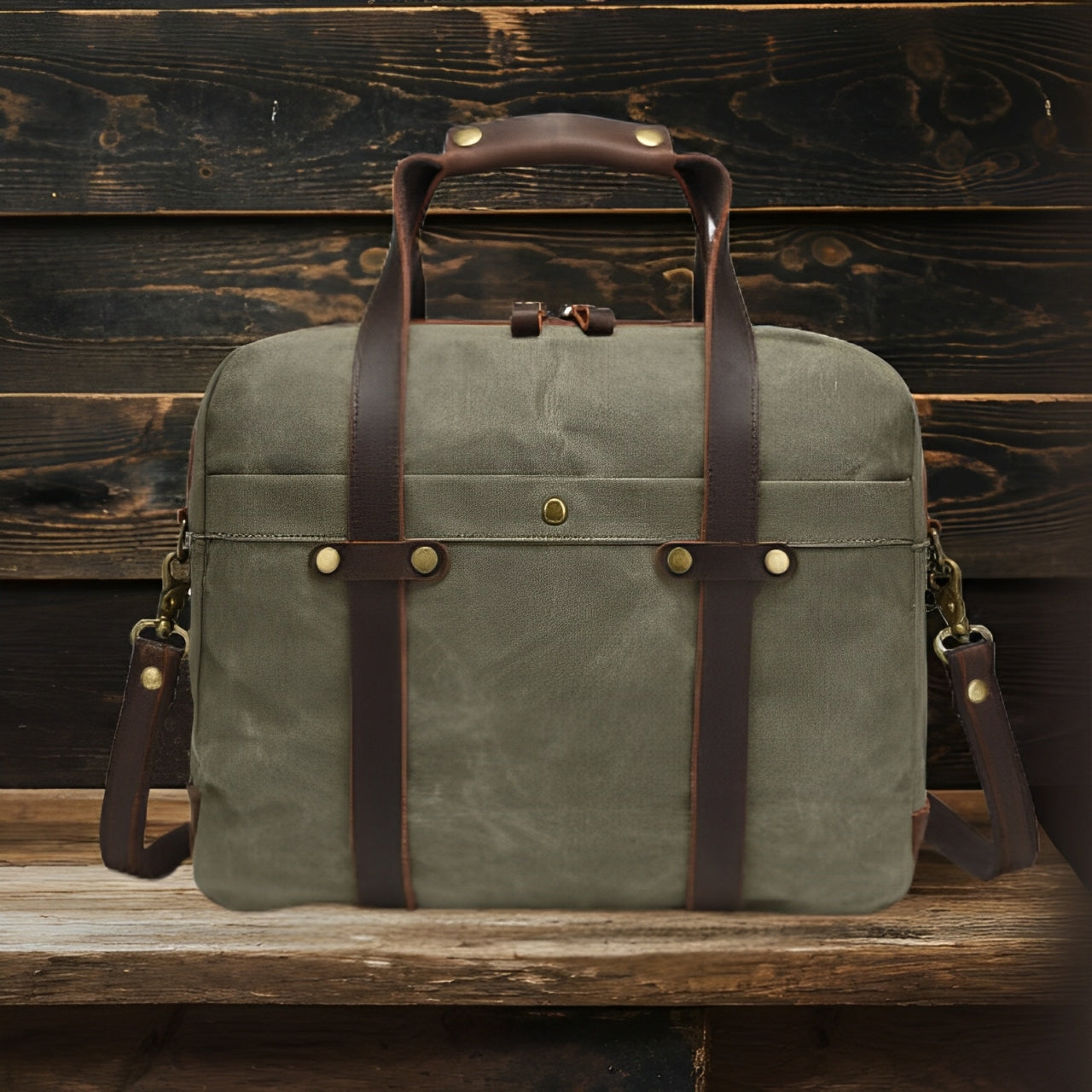 ASHVILLE | Sac Messager en Toile