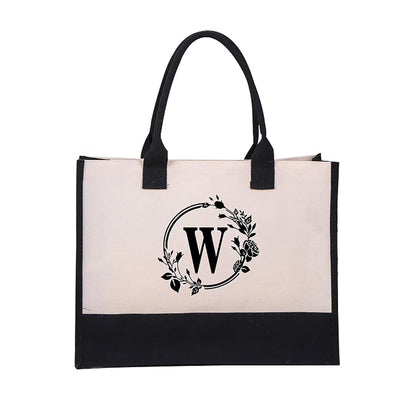Harper™ - Sac Tote Personnalisé avec Lettre