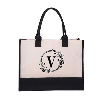 Harper™ - Sac Tote Personnalisé avec Lettre