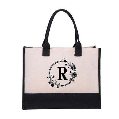 Harper™ - Sac Tote Personnalisé avec Lettre