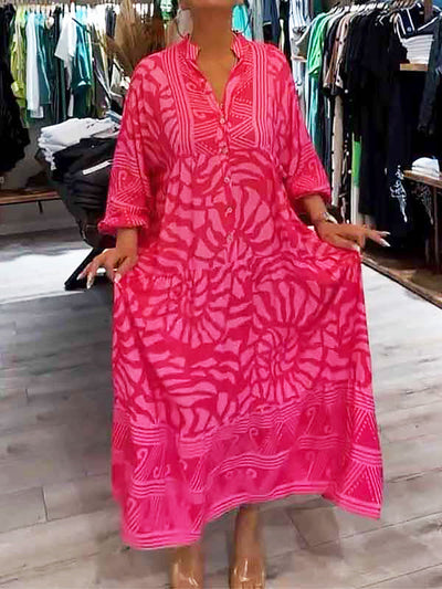 Mira | Robe Imprimée Col en V (Quasi épuisée)