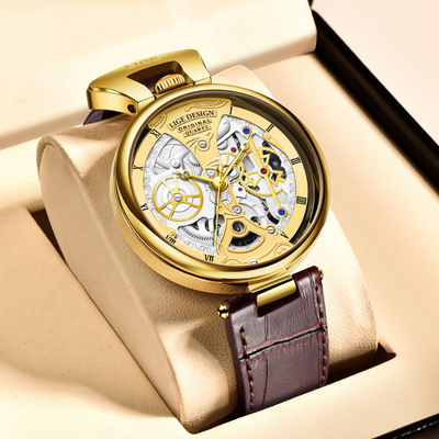 Montre d'affaires creuse à la mode