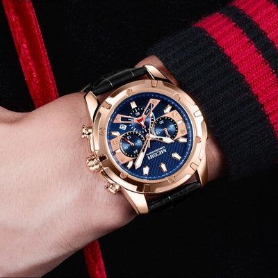 Montre de sport chronographe militaire de luxe