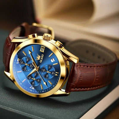 Montre Chronographe Lumineuse en Quartz