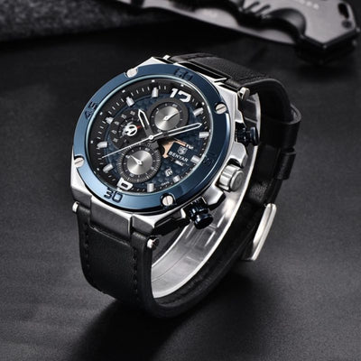 Montre Chronographe Sport Multifonction Quartz