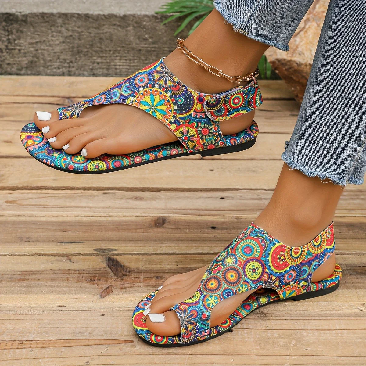 Riley™ - Sandales Bohémiques Vintage