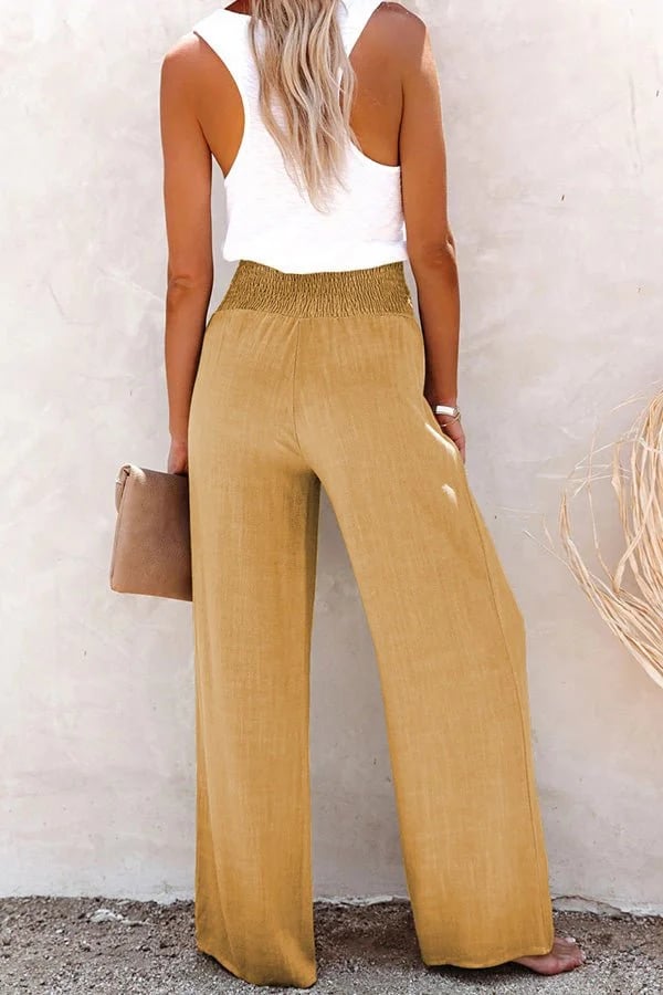 Riana™ | Pantalons Relaxés Taille Haute