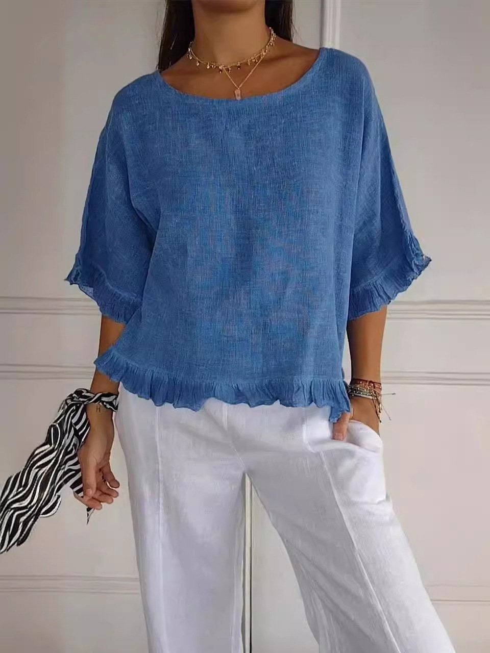 Amanda™ | Blouse Élégante Décontractée