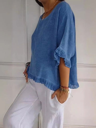 Amanda™ | Blouse Élégante Décontractée