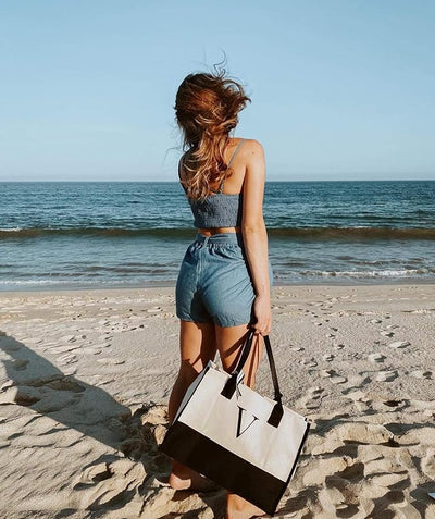 Harper™ - Sac Tote Personnalisé avec Lettre