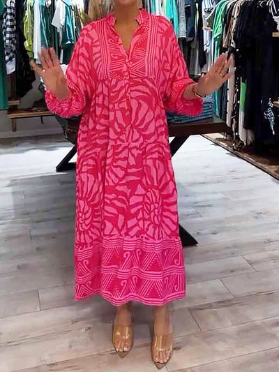 Mira | Robe Imprimée Col en V (Quasi épuisée)