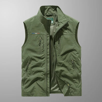 Casper – Gilet cargo respirant avec poches multiples