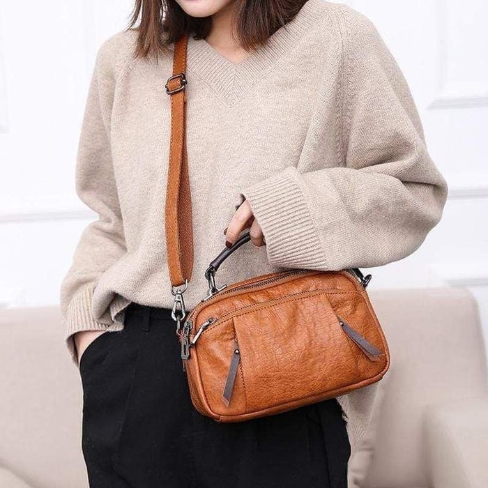 Style Exquis Penelope™ | Sac Souple à Multiples Poches