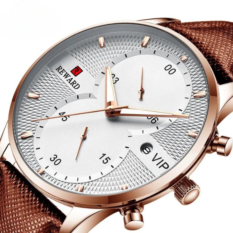 Montre Chronographe de Luxe Quartz Durable