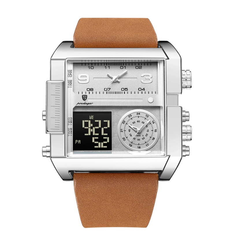 Montre de poignet numérique de luxe