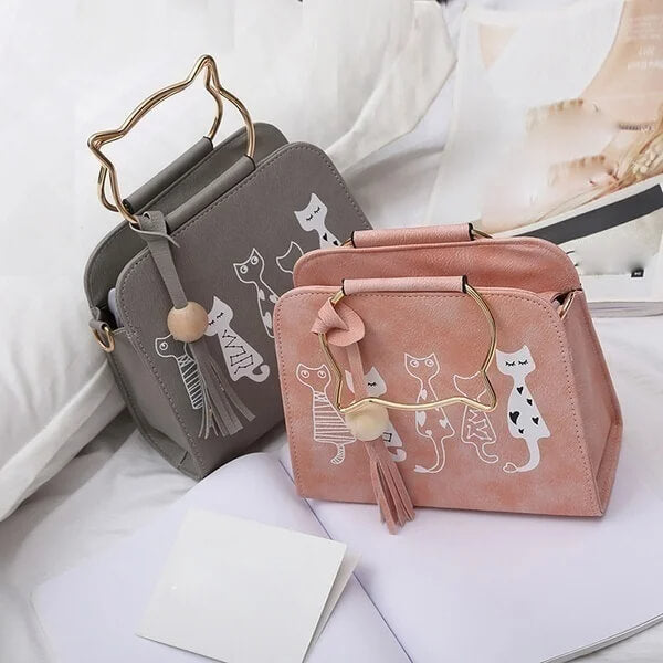 Layla™ - Sac à main mignon et élégant en forme de chat