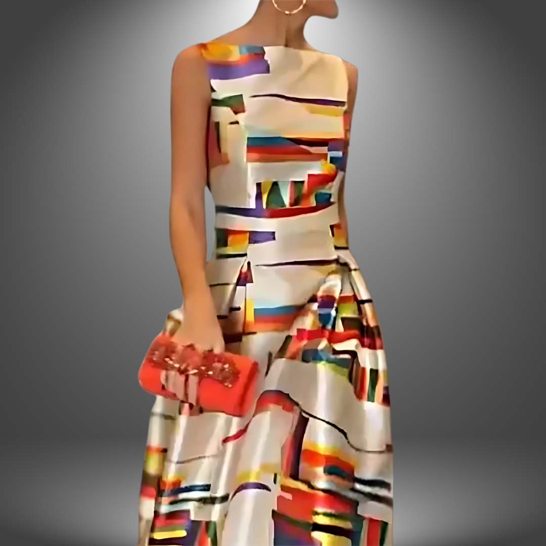 Lotte | Robe maxi à imprimé géométrique