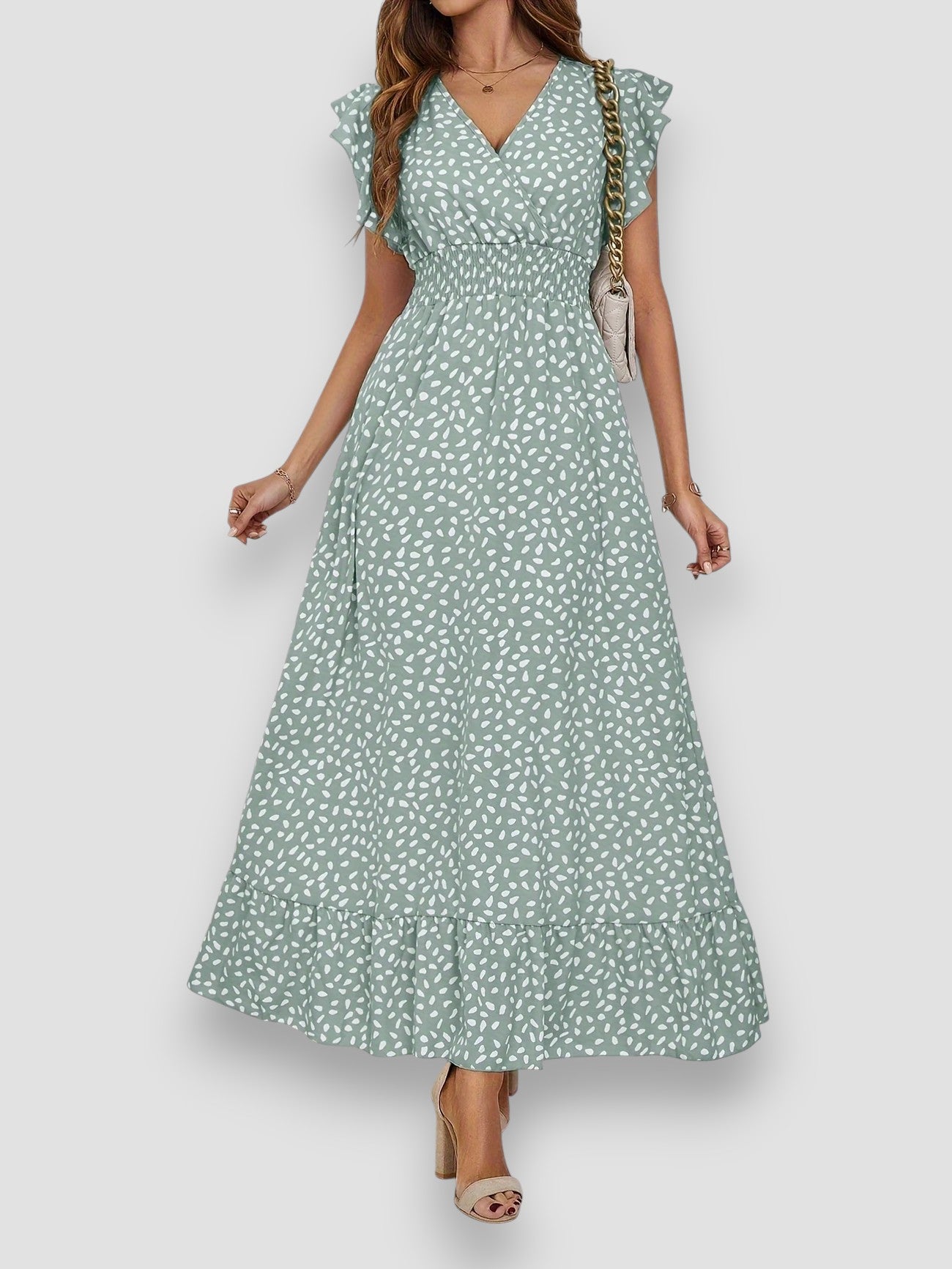 Antonella | Robe avec volant