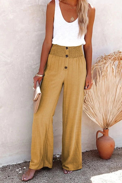 Riana™ | Pantalons Relaxés Taille Haute