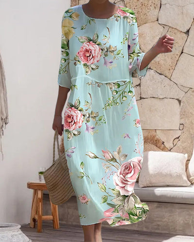 Brisha - Robe florale élégante