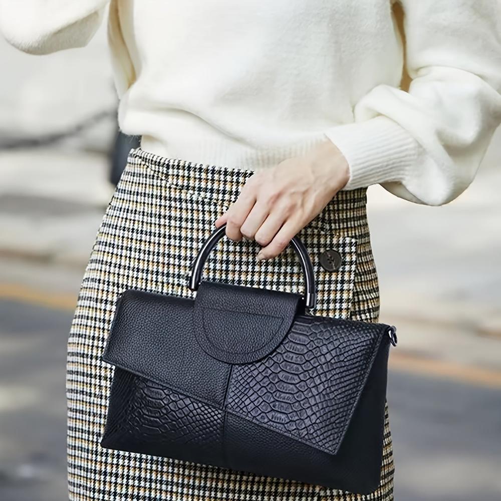 Grace™ Classique | Sac de Luxe avec Relief de Crocodile